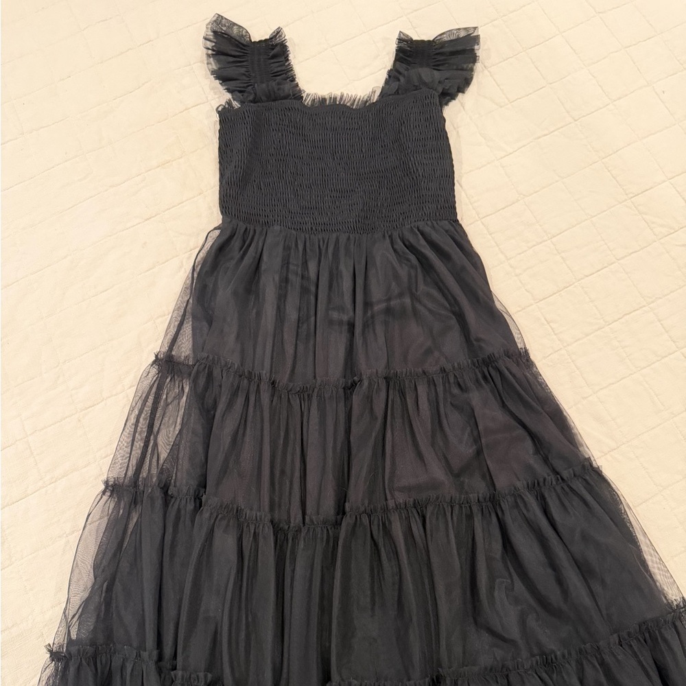 Baltic Born Black Tiered Maxi Dress